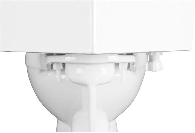 Renovators Supply Troyt Compact Corner Bathroom Toilet, 2-Piece Round - 0.8/1.6 GPF High Low Top Tank Button Flush WaterSense - ADA Heavy Duty Porcelain