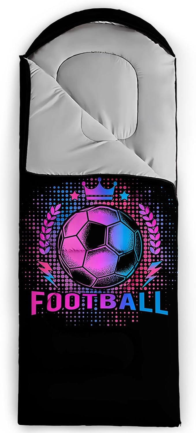 HOSIMA Dear Hunting Pattern Cold Weather Sleeping Bags for Adults,Black Light Weight Sleeping Bags for Kids Adults,WaterProof Sleeping Bags for Outdoors Hiking.