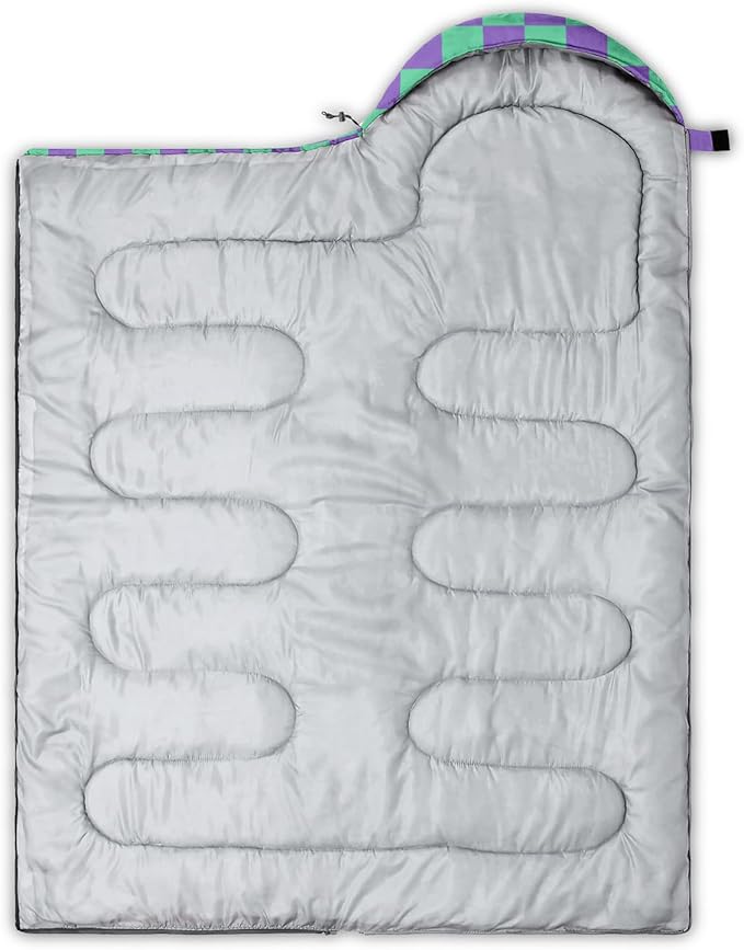 Sleeping Bags for Adults and Kids Backpacking Camping Sleeping Bags for Girls and Boys Lightweight Waterproof Cold/Warm Sleeping Bag for All Season