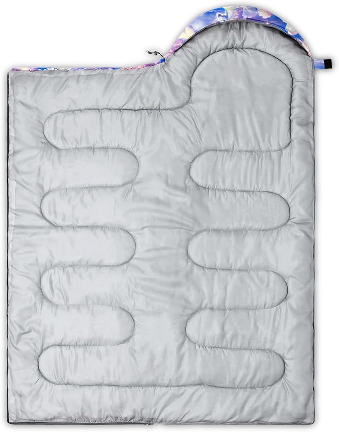 Sleeping Bags for Adults Kids,Backpacking Camping Sleeping Bag for Girls Boys Lightweight Waterproof Cold/Warm Weather Sleeping Bag for All Season