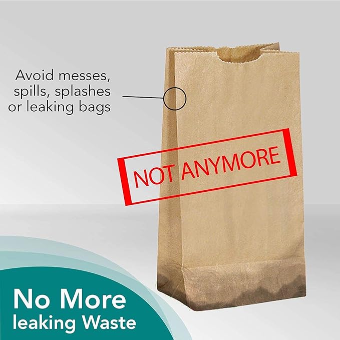 The Original Carebag Emesis Bag with Super Absorbent Pouch- Absorbs 16 oz, No More Leaks and Splashes- Single Use- Reduces Odors- Easy Disposal, 20 Vomit Bags