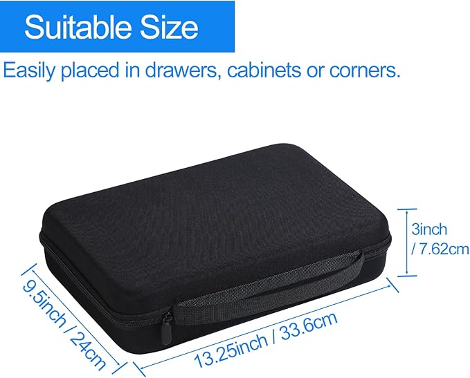 Lumus&Solem Battery organizer Storage Case with Tester for 148 Battery, Storage Case Fit for 148+ Batteries of AA AAA C D 9V