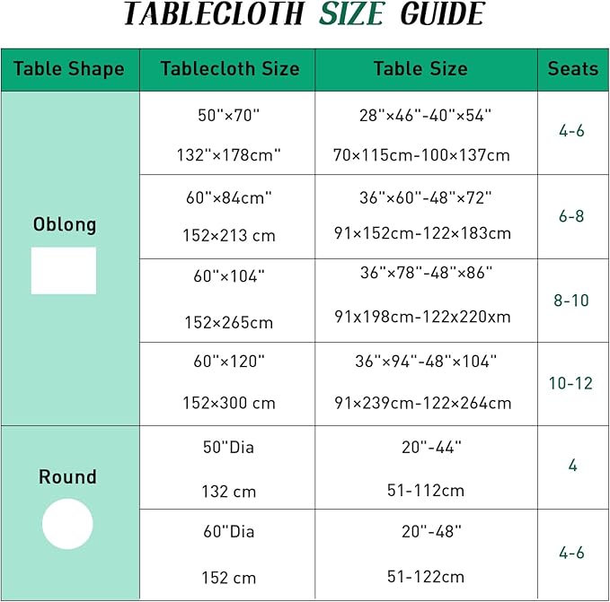 Poise3EHome 60 inches Outdoor/Indoor Waterproof Tropical Round Tablecloth with Umbrella Hole Zipper Green for Camping Picnic Party Patio Table Spring, Palm Leaf