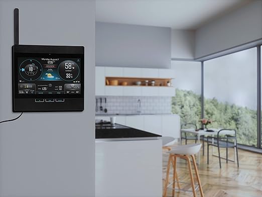 AcuRite Atlas Professional Weather Station with Direct-to-Wi-Fi HD Display, Lightning Detection, Built-In Barometer, and Temperature, Humidity, Wind Speed/Direction and Rainfall Measurements (01001M)
