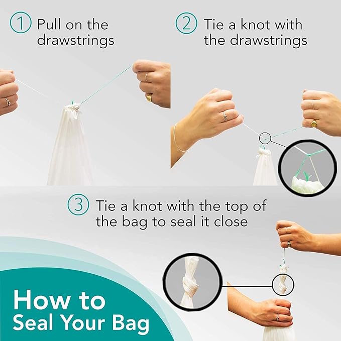 The Original Carebag Emesis Bag with Super Absorbent Pouch- Absorbs 16 oz, No More Leaks and Splashes- Single Use- Reduces Odors- Easy Disposal, 20 Vomit Bags