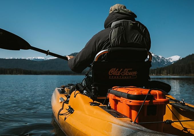 NANUK Trail 15 – 15.9L (4.2-Gallon) Waterproof Storage Box – Cargo Case with Modular Dividers for Camping, Fishing & Outdoor Storage - Dustproof and Impact Resistant (12.9” x 9.7” x 10.3”) – Orange