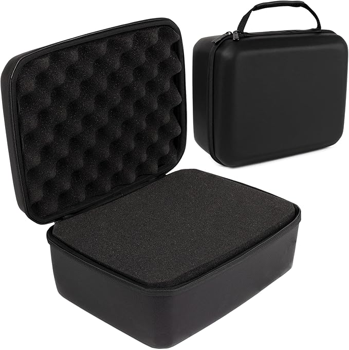 Protective Hard Case With Customizable Foam - Lightweight Hard Shell Case for Electronics, Cosmetic, Makeup & More - EVA Protection (11" x 9" x 5.5")