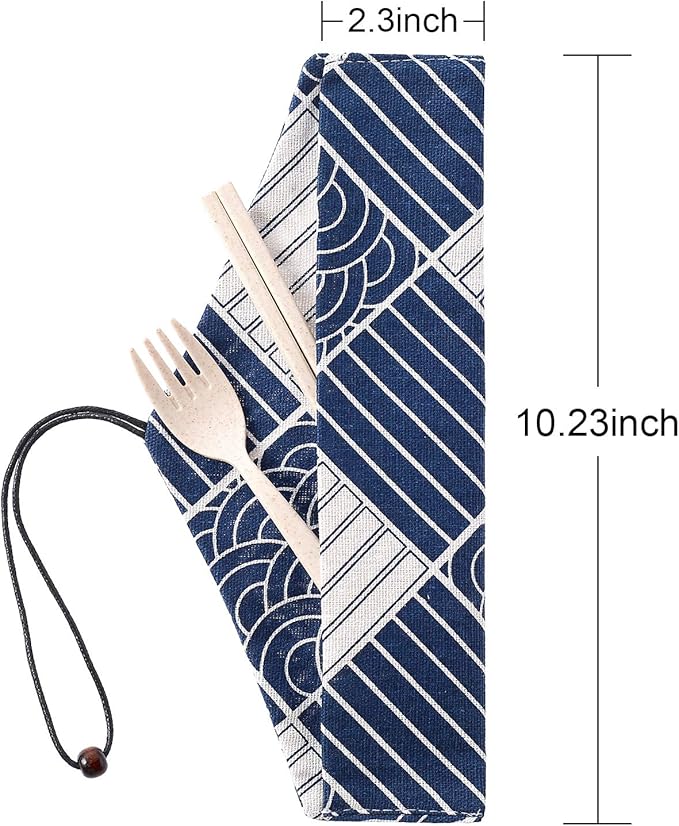 5 Pcs Straw Carrying Pouch Kit, Chopstick Case, Reusable Straw Bag, Portable Travel Bag for Stainless Steel, Glass, Silicone, Bamboo, Cutlery and Cleaning Brush Straws, Safety and Impact Resistance