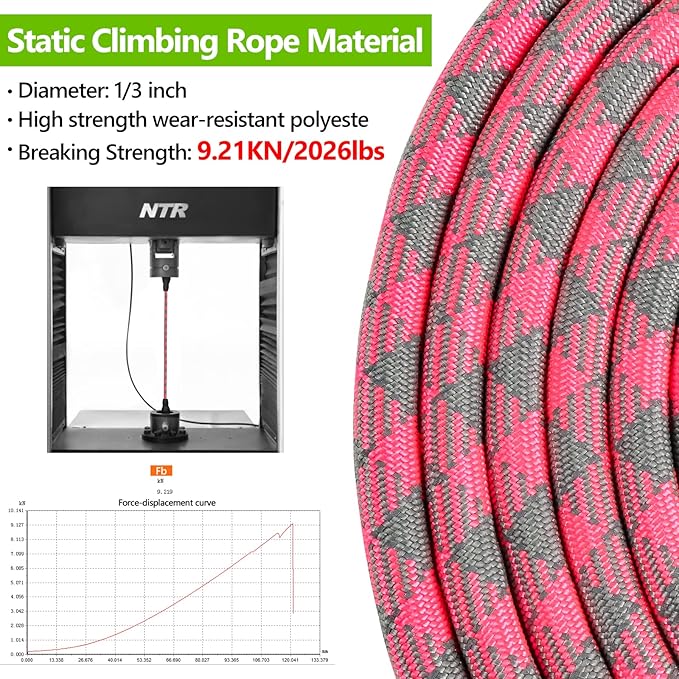 NTR 15FT Training Leash for Dogs, Pink Dog Rope Leash with Swivel Lockable Hook and Comfortable Padded Handle, Dog Lead line for Walking, Hunting, Camping, Backyard for Small Medium and Large Dogs