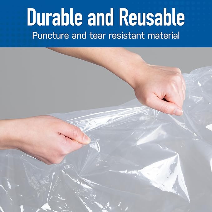 10 Pack Large Vacuum Storage Bags for Comforters, Blankets & Clothes – Vacuum Sealed Compression Bags with Hand Pump – Space Saver Storage Bags for Bedding, Moving, Travel & Organization