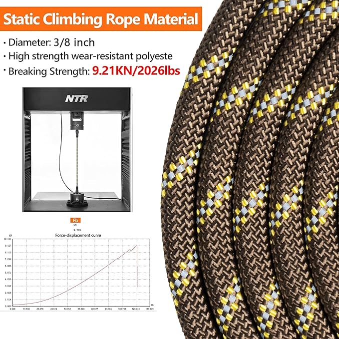 NTR 15FT Training Leash for Dogs, Reflective Nylon Rope with Swivel Lockable Hook and Comfortable Handle, Suitable for Small to Large Dogs, Brown