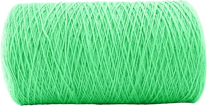 1mm x 3000 Feet Light Green Jute Rope, Twine for Gardening Tomato Climbing Plant Tie Floristry Crafts Gift Wrapping Packing Decor