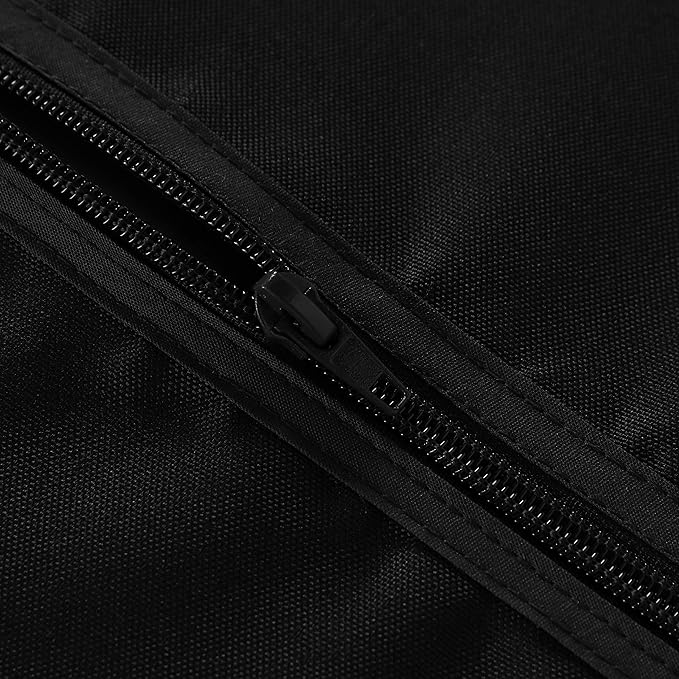 LUSHVIDA Rectangle Outdoor Tablecloth with Umbrella Hole and Zipper, 60x84 Inch Black, Washable Waterproof Table Cloth Spill Proof Wrinkle Free Table Cover for Patio Spring Summer Picnic BBQS