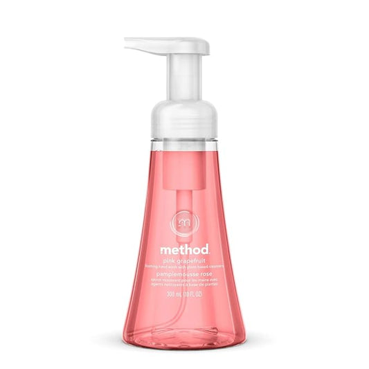 Method Foaming Hand Soap, Pink Grapefruit, Biodegradable Formula, 10 Fl Oz (Pack of 1)