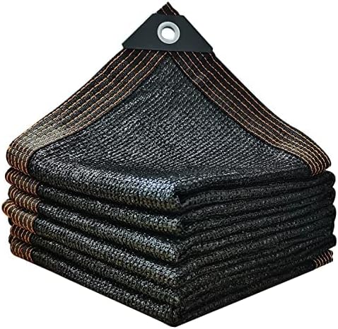 10 x 20 FT Black Shade Cloth with Grommets, 90% Garden Shade Mesh Tarpfor Plants Greenhouse Garage Pools