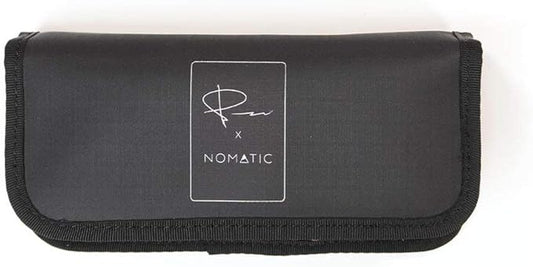 NOMATIC McKinnon Battery Case - DSLR Camera Battery Holder Organizer with Magnetic Closure for 3 Batteries