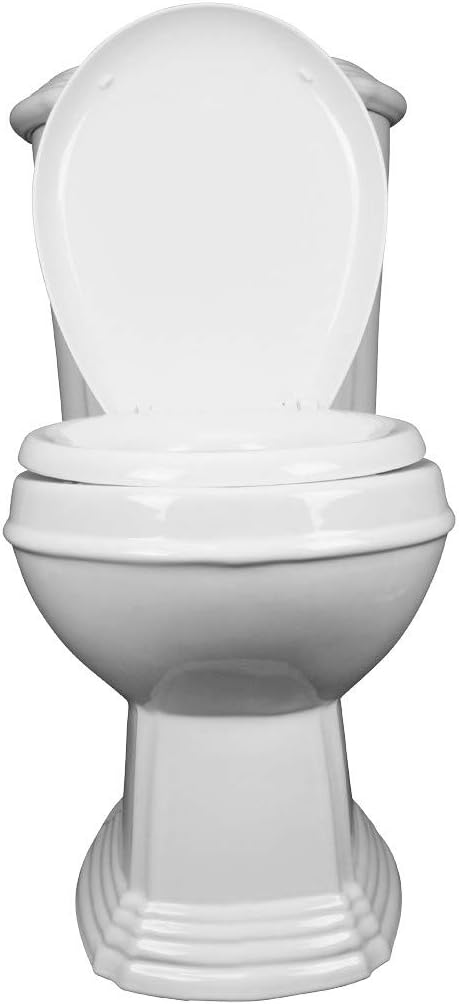 Renovators Supply Manufacturing 2 Piece Toilet Sheffield White Bathroom Toilets With Slow Close Toilet Seat Elongated Toilet Bowl