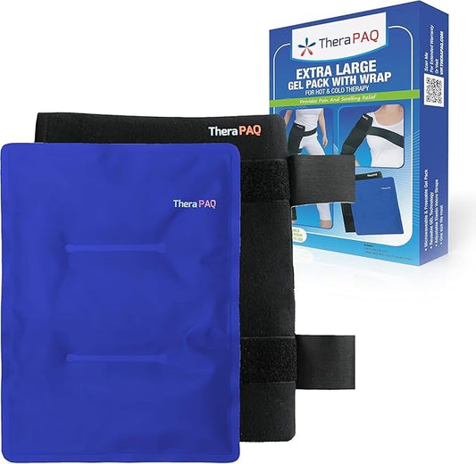 Reusable Ice Packs for Injuries – Large Flexible 14"x11" Gel Ice Pack for Knee, Back, Shoulder Pain Relief | Soft Cold Compress for Swelling | Reusable Hot & Cold Therapy Pack
