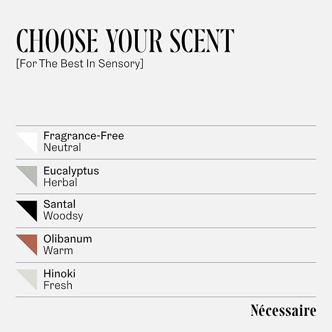 Nécessaire The Body Wash Santal - Natural Body Wash for Women & Men, Therapeutic Shower Gel with Epsom Salt + Minerals. Gel Cleanse, 8.4 fl oz.