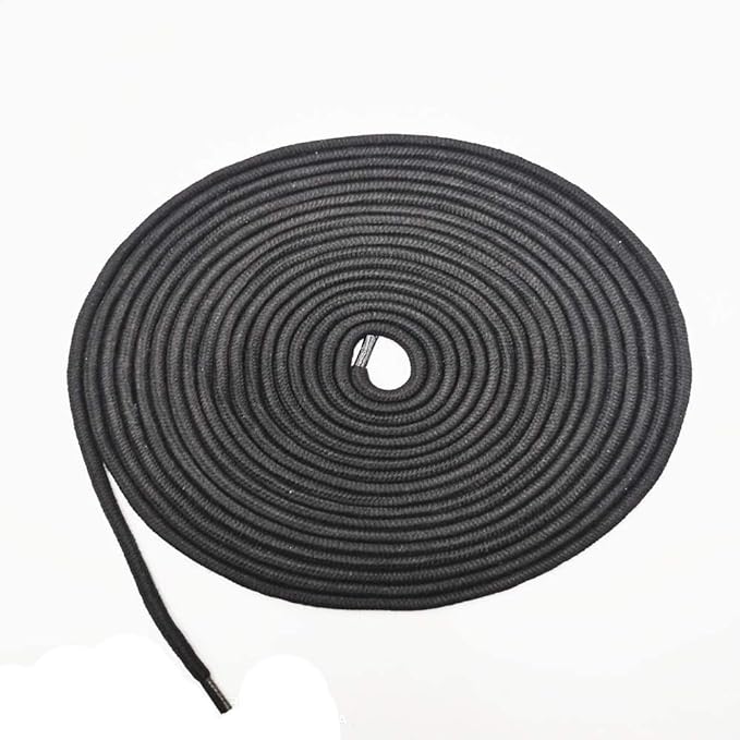 Soft Cotton Rope, 32 feet / 10m Rope, 8mm Thick, Soft Rope, Long Rope, Soft Tying Rope (Black + Deep red)