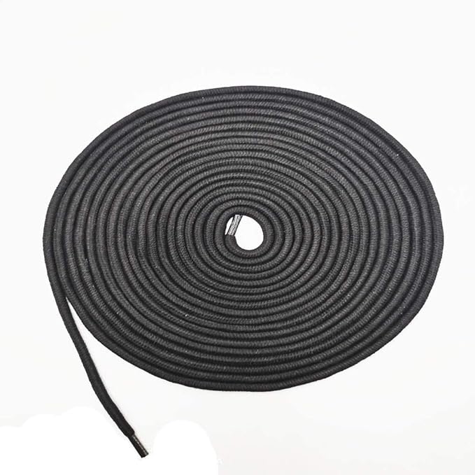 Soft Cotton Rope, 32 feet / 10m Rope, 8mm Thick, Soft Rope, Long Rope, Soft Tying Rope (Black+Red+Bag)