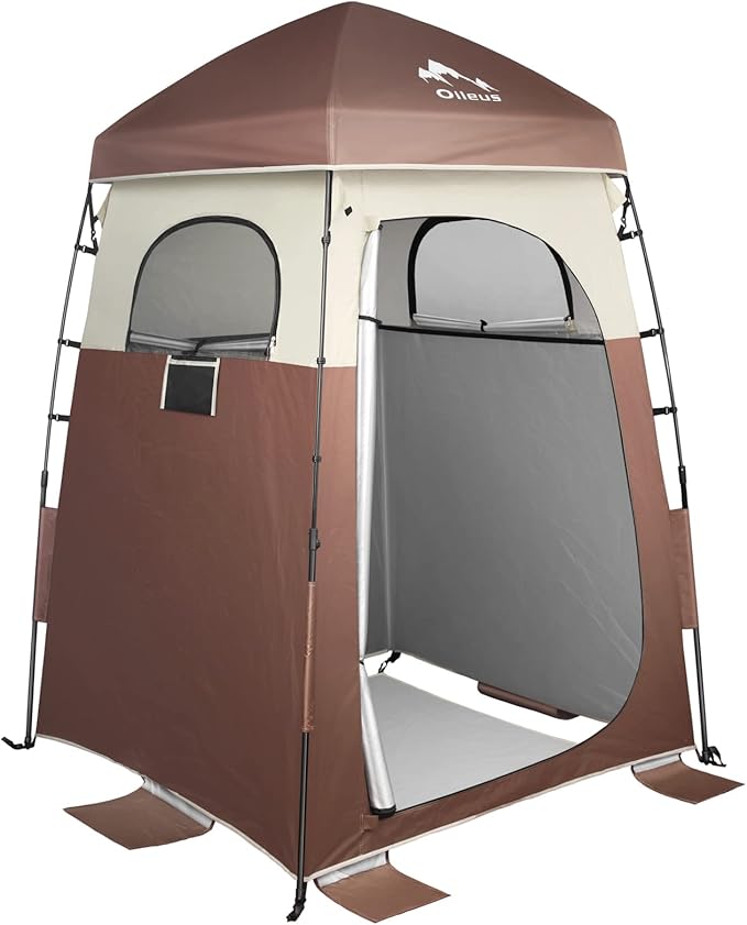 Oileus Pop Up Privacy Tent - Portable Shower Tent, Beach Changing Room, Camp Toilet, Instant Privacy Shelter - Camping, Beach, Hiking, Fishing