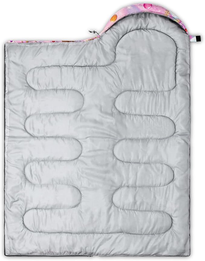 Sleeping Bags for Adults Kids,Backpacking Camping Sleeping Bag for Girls Boys Lightweight Waterproof Cold/Warm Weather Sleeping Bag for All Season