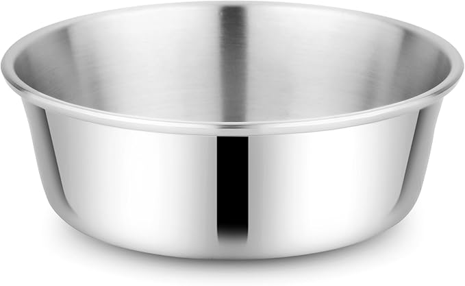 Children's 304 18/8 Stainless Steel Dinnerware Set | 1 Plate (21 cm) and 1 Bowl (10 ounces) | Matte Finish | 100% BPA Free | Non-Toxic | Dishwasher Safe