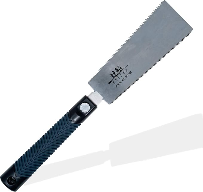 SUIZAN Ryoba Double Edge Saw 7" - Professional Japanese Pullsaw Handsaw Woodworking Tools
