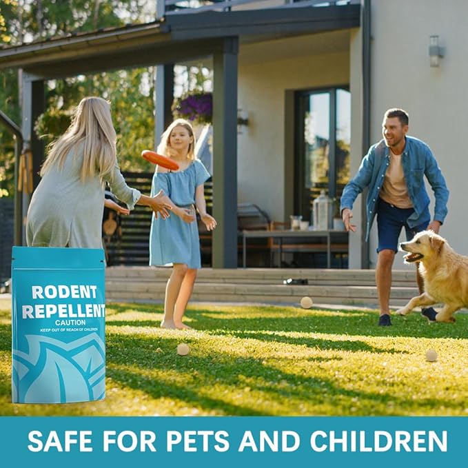 Rodent Repellent, Mice Repellent Indoor, Mouse Repellents Outdoor, Peppermint to Repel Mice and Rats, Mouse Deterrent, Rat Repellant for House, Mice Control for Car/Garage-8P