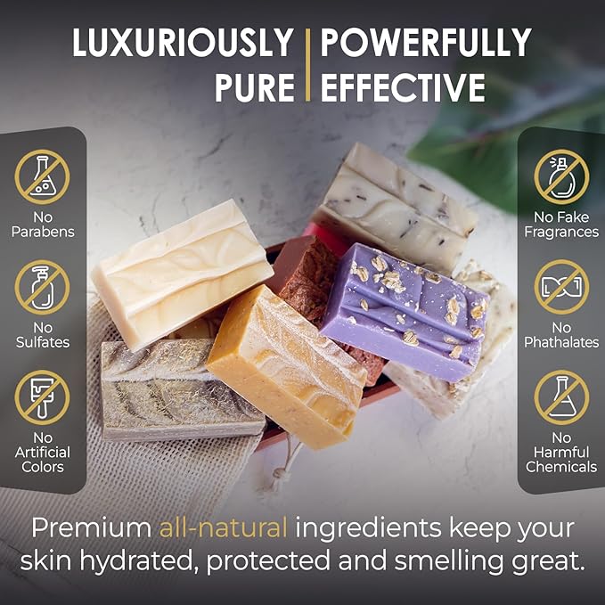 Ain't Buggin Me Citronella Bar Soap for Men and Women, Natural Handmade Soap with Pure Citronella Essential Oils, Soap Bar for Camping and Outdoor Activities