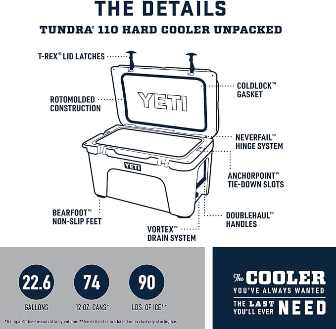 YETI Tundra 110 Hard Cooler