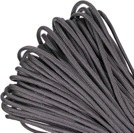 Paracord Planet Genuine Type III 550lb Paracord – Nylon Cord in Solid, Multi, and Reflective Colors – 25+ Colors and Length Options of 10', 25', 50', and 100'