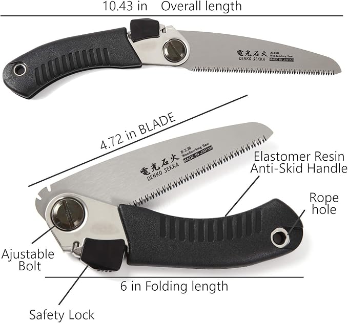 Woodking Saw+2 Blade set (Flush cut, Pruning) Japanese Pull Saw for Woodworking and Wood Craftsmanship, Long Handle with Precision Blade and(Woodking Saw+2 Blade set (Flush cut, Pruning))