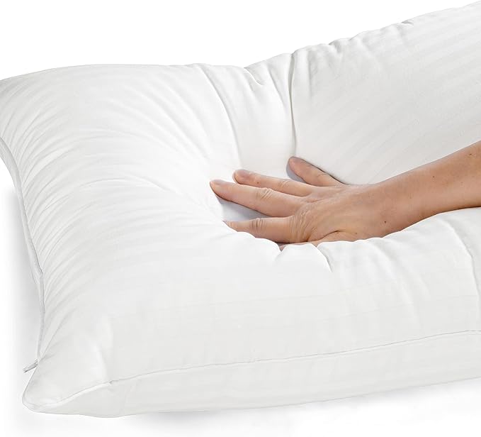 EverSnug Adjustable Pillows for Sleeping, Cooling Support, Set of 2 (King, Down Alternative)