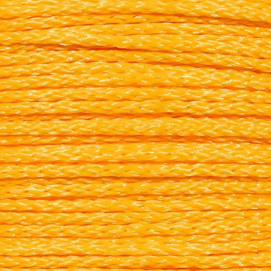 Hollow Braid Polypropylene Rope (5/16 Inch, 100 Feet, Yellow) - Barrier Rope - Trail Marking, Crowd Control, Golf Courses