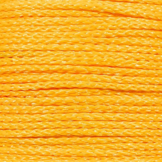 Hollow Braid Polypropylene Rope (1/4 Inch, 500 Feet, Yellow) - Barrier Rope - Trail Marking, Crowd Control, Golf Courses