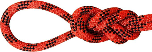 SEAMUS 8mm Prusik Accessory Cord 30M (100ft) UIAA Rock Climbing Rope 14Kn High Tensile Strength Rock Climbing Accessories Cord Double Braid Nylon Cord for Mountain Tree Climbing,Fire Rescue