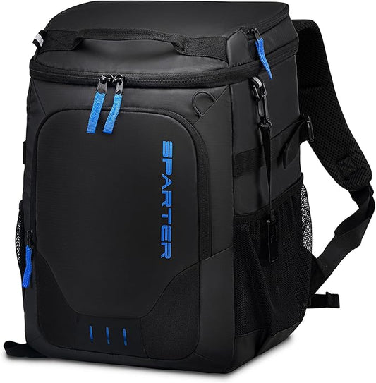 Backpack Cooler Insulated Leak Proof 33/49 Cans, 2 Insulated Compartments Thermal Bag, Portable Lightweight Beach Travel Camping Lunch Backpack for Men and Women