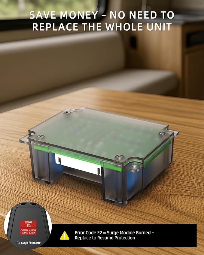 Replacement Module for 50 Amp RV Surge Protector, Compatible with DD231 Model, Compact and Easy to Install