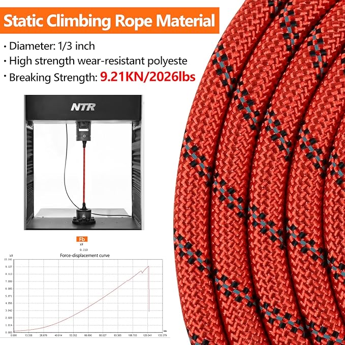 NTR 6FT Heavy Duty Dog Leash Red Rope Dog Leash with Swivel Lockable Hook and Comfortable Padded Handle Cat Puppy Leash Lead Small Medium Large Dogs Training Playing Camping,or Backyard 6ft*1/2Inch
