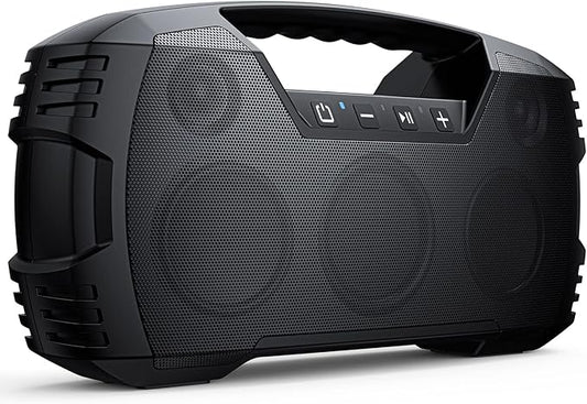 IPX7 Waterproof Bluetooth Speaker, 40W(60 Peak) Portable Wireless Speakers with Subwoofer, 32H Playtime, Stereo Loud Sound, Deep Bass, Bluetooth 5.0 with Handle for Pool, Beach, Outdoor, Gifts