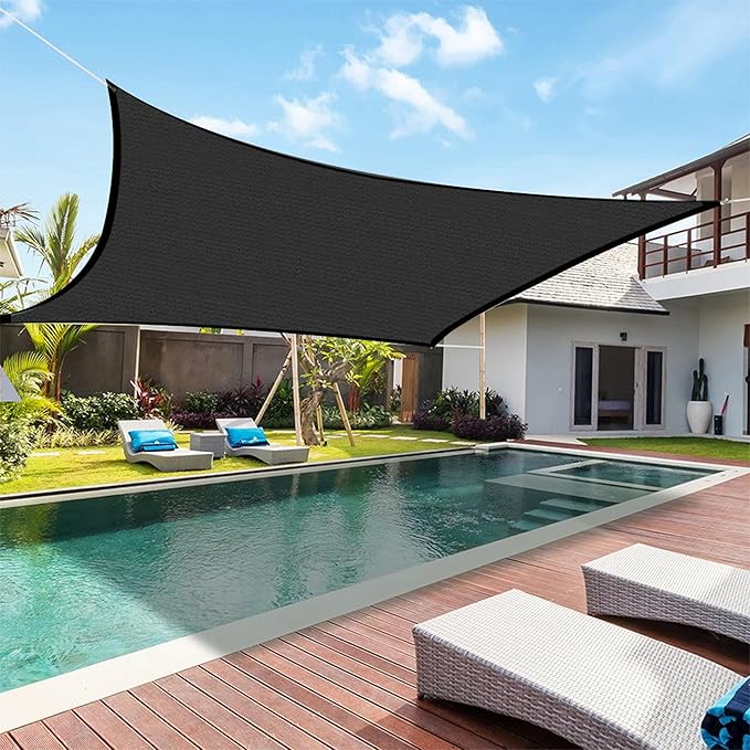 winemana 50% Shade Cloth for Garden- 10x20 FT Breathable Mesh Tarp for Vegetables & Plants, Outdoor Patio Sun Shade with Grommets - Chicken Coop, Dog Kennel Cover