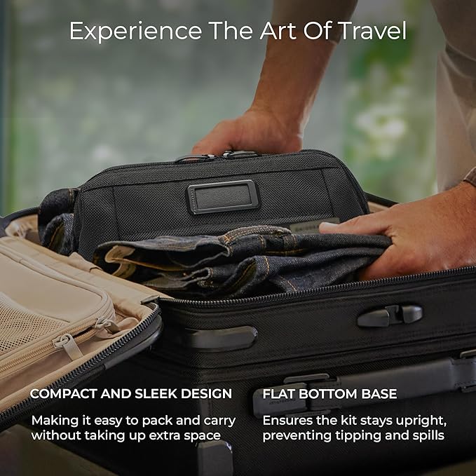 Briggs & Riley Toiletry Kit - Travel Bags for Women & Men, Organizer for Vacation, Dopp Kit for Bathroom Accessories, Makeup, & Skincare