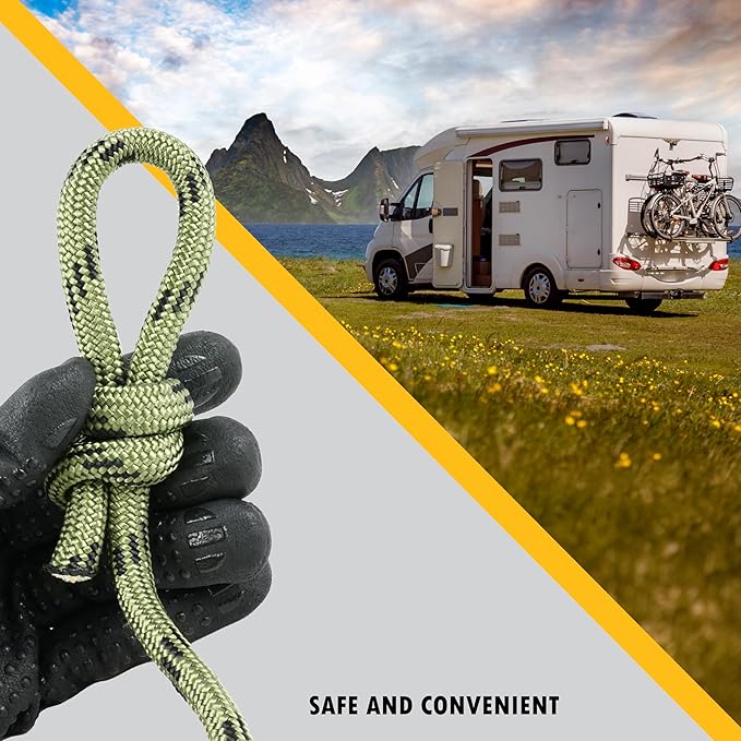 Wellmax Diamond Braid Nylon Rope, 3/8 in X 50 Foot, UV Resistant, High Strength and Weather Resistant - Camo